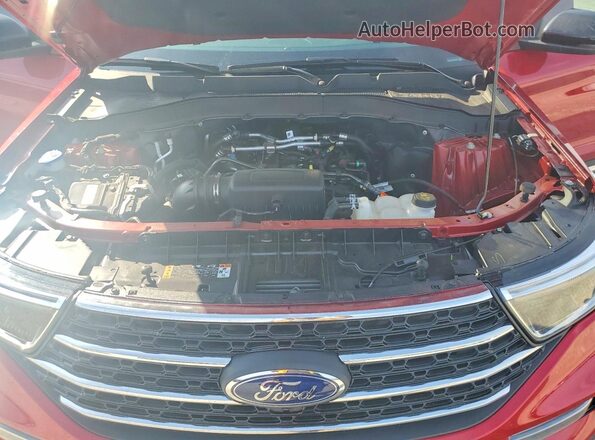 1FMSK7DH1PGC09045 2023 FORD FORD EXPLORER Red Vista del compartimento del motor