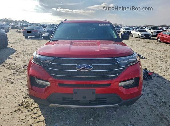 1FMSK7DH1PGC09045 2023 FORD FORD EXPLORER Red Vista frontal
