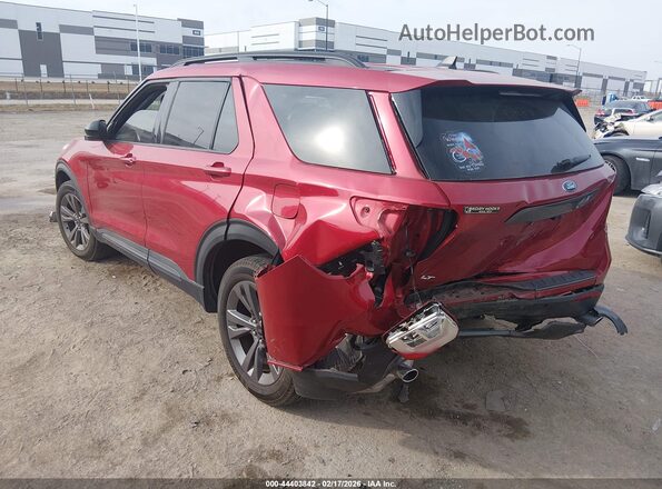 1FMSK7DH2RGA56274 2024 FORD FORD EXPLORER Red Задня ліва чверть