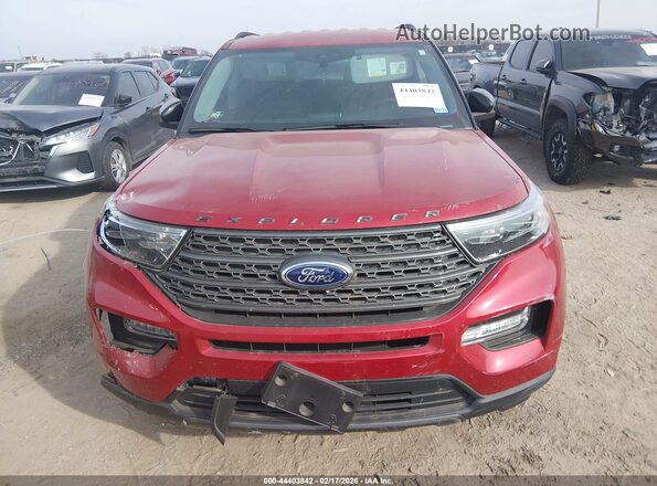 1FMSK7DH2RGA56274 2024 FORD FORD EXPLORER Red Вид щитка приладів