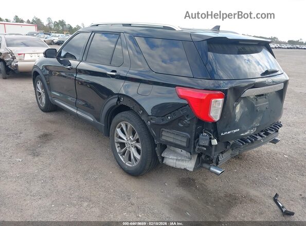 1FMSK7FH5MGB33712 2021 FORD FORD EXPLORER Черный Задняя левая четверть