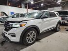 2022 Ford Explorer Xlt White vin: 1FMSK8DH3NGA72659