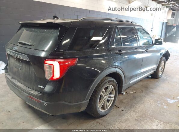 1FMSK8DH7LGB44833 2020 FORD FORD EXPLORER Черный Задняя правая четверть