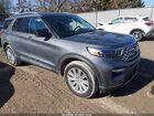 2022 Ford Explorer Limited Серый vin: 1FMSK8FH5NGA37327