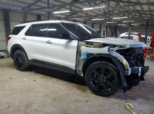1FMSK8KH0NGC35075 2022 FORD FORD EXPLORER Белый Передняя правая четверть