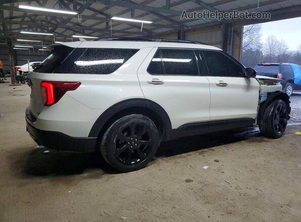 1FMSK8KH0NGC35075 2022 FORD FORD EXPLORER Белый Задняя правая четверть