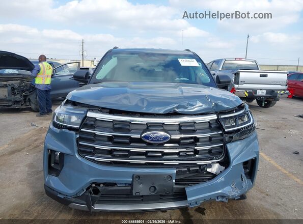 1FMUK7DH0SGC09328 2025 FORD FORD EXPLORER Light Blue Вид щитка приборов