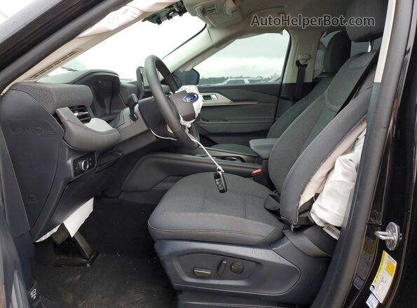 1FMUK7DH8SGA22970 2025 FORD FORD EXPLORER Черный Вид салона спереди