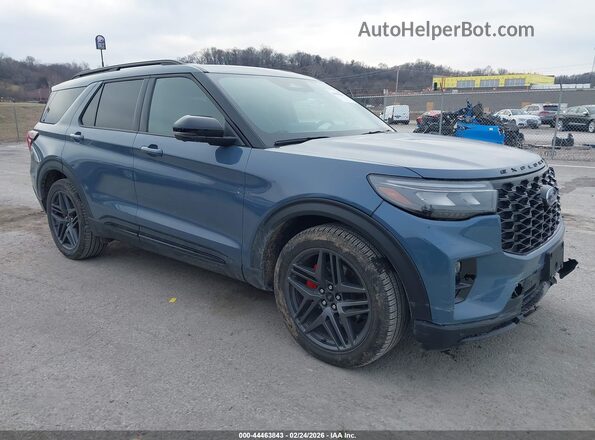 1FMWK8GC5SGD01937 2025 FORD FORD EXPLORER Blue Przód prawy