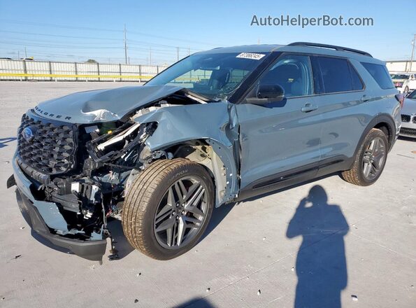 1FMWK8GC9SGC67615 2025 FORD FORD EXPLORER Blue Vista tres cuartos delantera izquierda