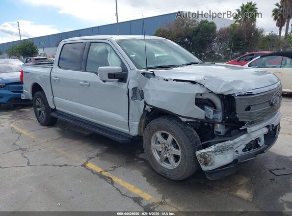 1FT6W1EV7PWG52883 2023 FORD F-150 LIGHTNING Серый Передняя правая четверть
