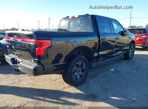 1FT6W5L72SWG01151 2025 FORD F-150 LIGHTNING Black Trasero derecho