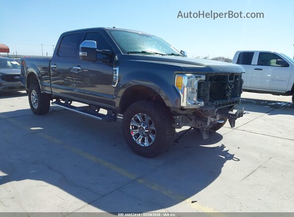 1FT7W2B67HEF34654 2017 FORD F-250 Серый Передняя правая четверть