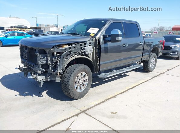 1FT7W2B67HEF34654 2017 FORD F-250 Серый Передняя левая четверть