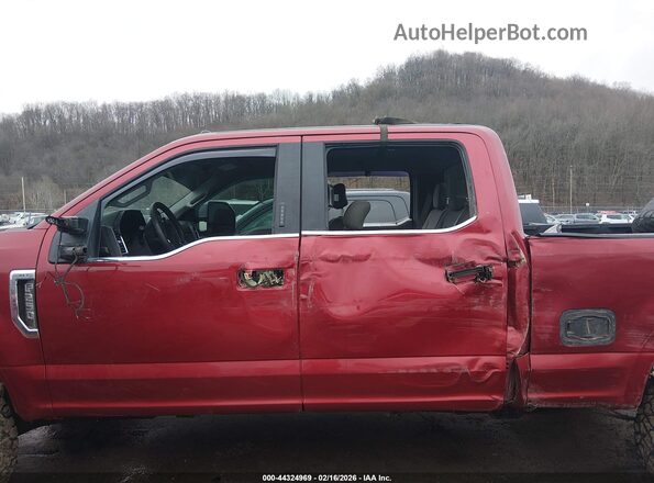 1FT7W2B6XHEC39709 2017 FORD F-250 Темно-бордовый Панорамный вид салона 360°