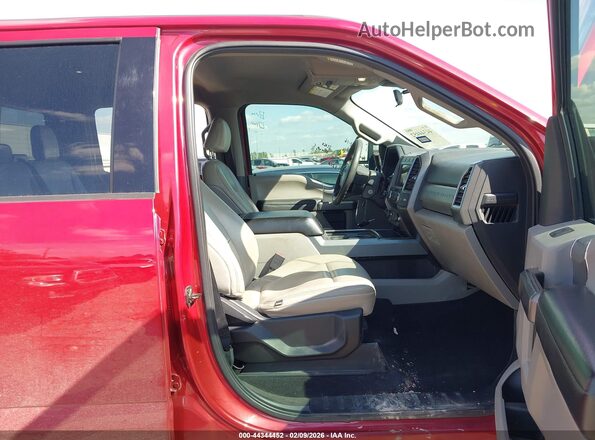 1FT7W2B6XMED18873 2021 FORD F-250 Бордовый Вид салона спереди