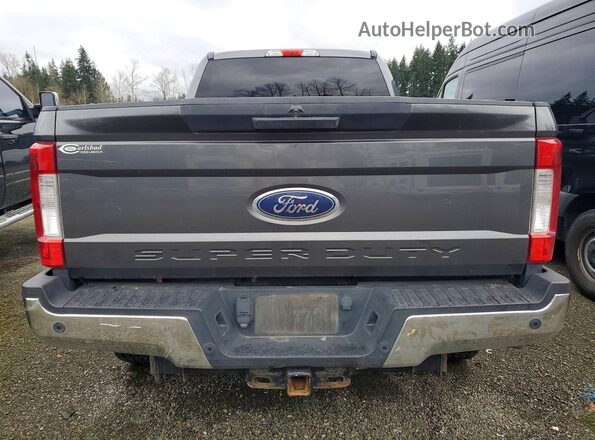 1FT7W2BT0JEC19125 2018 FORD F250 Gray Widok z tyłu