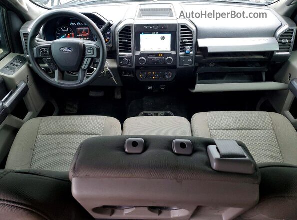 1FT7W2BT0JEC19125 2018 FORD F250 Gray Widok deski rozdzielczej