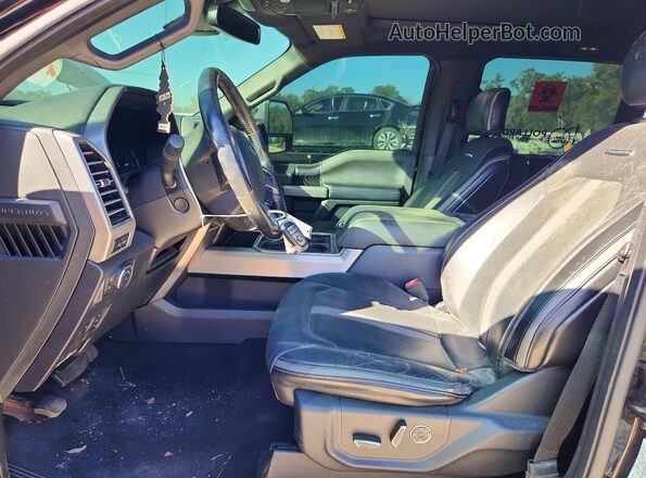 1FT7W2BT0KEC20289 2019 FORD F250 Black Widok wnętrza z przodu