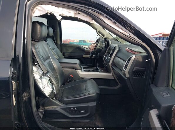 1FT7W2BT3JEC06255 2018 FORD F-250 Black Widok wnętrza z przodu