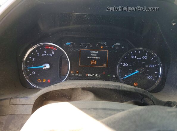 1FT7W2BT3KEC88392 2019 FORD F250 Белый Вид щитка приборов
