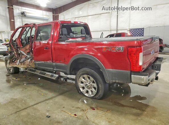 1FT7W2BT4HEE79313 2017 FORD F250 Красный Задняя левая четверть