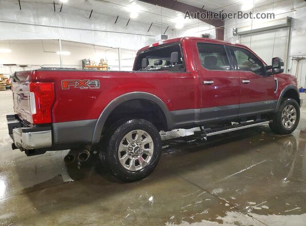 1FT7W2BT4HEE79313 2017 FORD F250 Красный Задняя правая четверть