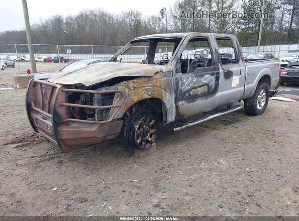 1FT7W2BT5GEB39747 2016 FORD F-250 Серебряный Передняя левая четверть