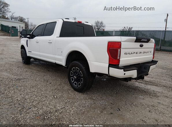 1FT7W2BT5NEF68593 2022 FORD F-250 White Tył lewy
