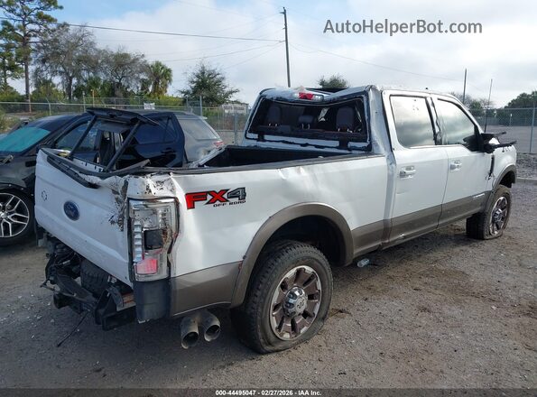 1FT7W2BT7KEE53313 2019 FORD F-250 Белый Задняя правая четверть