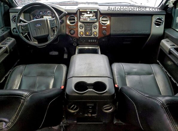 1FT7W2BT8GEC67111 2016 FORD F250 Серебряный Вид панели приборов