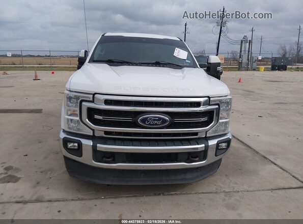 1FT7W2BTXMED05417 2021 FORD F-250 White Vista del cuadro de instrumentos