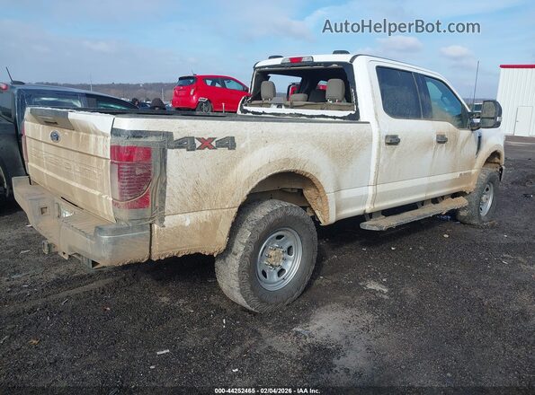 1FT7W2BTXMED94051 2021 FORD F-250 Белый Задняя правая четверть