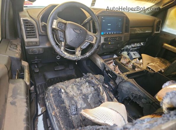 1FT7X3B61NEF71083 2022 FORD F350 Черный Вид панели приборов