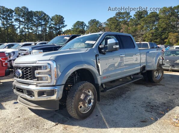 1FT8W4DM7SED33324 2025 FORD F450 Gray Vista tres cuartos delantera izquierda