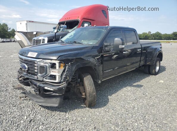 1FT8W4DT7LEC90788 2020 FORD F450 Black Առջևի ձախ երեք քառորդ տեսարան