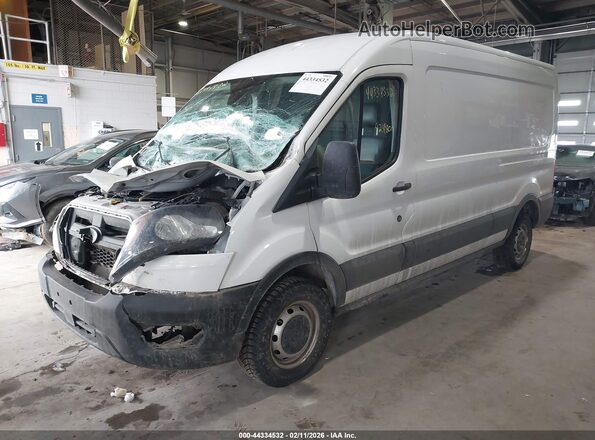 1FTBR1C88MKA12915 2021 FORD TRANSIT-250 Белый Передняя левая четверть