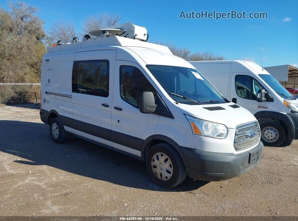 1FTBW2CMDHKA41634 2017 FORD TRANSIT-350 White Передня права чверть
