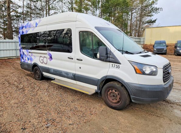 1FTBW3XM3JKA48194 2018 FORD TRANSIT White Przód prawy