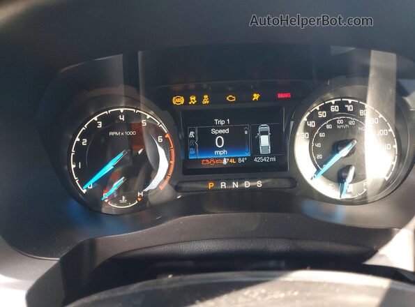 1FTER4FH3PLE15046 2023 FORD RANG Gray Widok zestawu wskaźników
