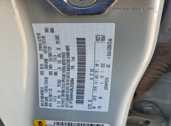 1FTER4HH3RLE52694 2024 FORD RANG Серый Вид подкапотного пространства