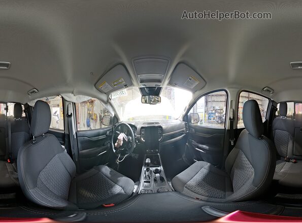 1FTER4HPXSLE41785 2025 FORD RANG Cream Widok wnętrza 360 stopni
