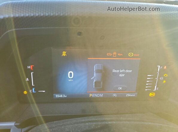 1FTER4PH4SLE29805 2025 FORD RANG Gray Widok zestawu wskaźników
