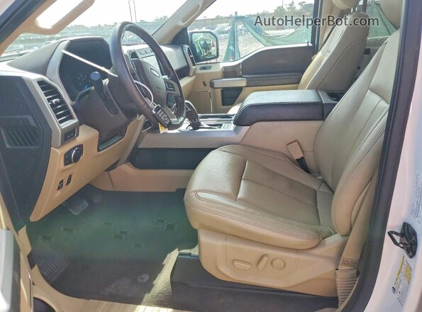 1FTEW1C42LFA54894 2020 FORD F150 Белый Вид салона спереди