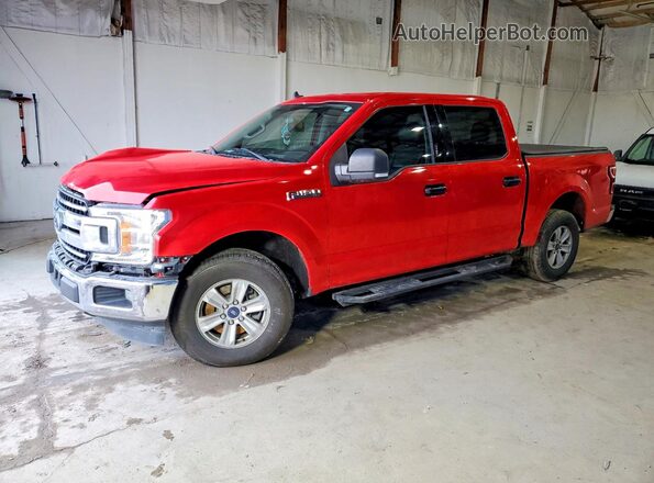 1FTEW1C45KFA81926 2019 FORD F150 Red Front left