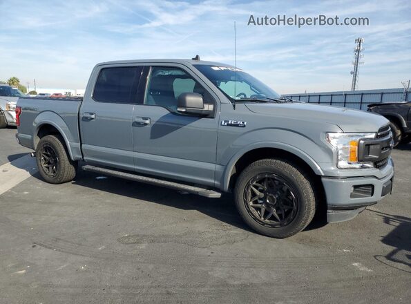 1FTEW1C45LKE80389 2020 FORD F150 Серый Передняя правая четверть