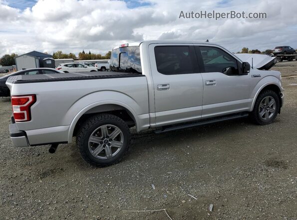 1FTEW1C50KFD09727 2019 FORD F150 Серебряный Задняя правая четверть