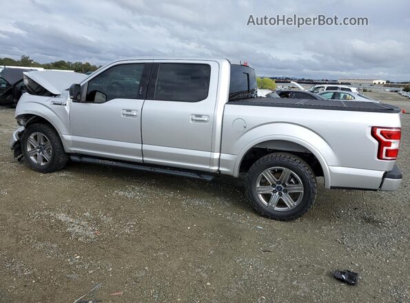 1FTEW1C50KFD09727 2019 FORD F150 Серебряный Задняя левая четверть