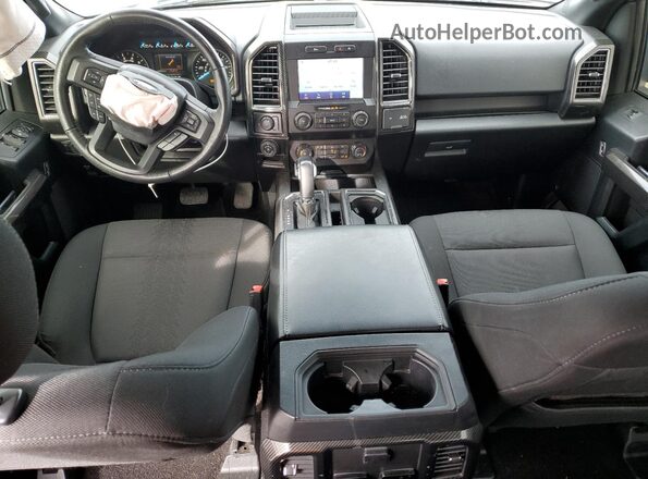 1FTEW1C50KFD09727 2019 FORD F150 Серебряный Вид панели приборов