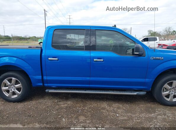 1FTEW1C55KKF31784 2019 FORD F150 Blue 360 interior view